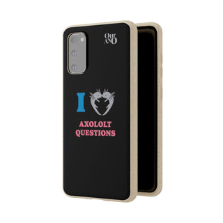 I Love Axolotl Questions phone case - ouraxo