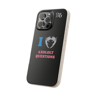 I Love Axolotl Questions phone case - ouraxo