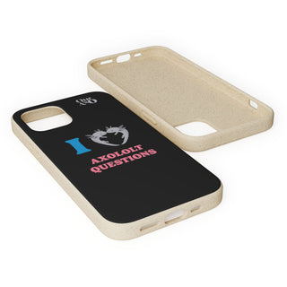 I Love Axolotl Questions phone case - ouraxo