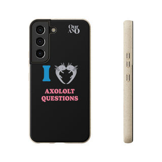 I Love Axolotl Questions phone case - ouraxo