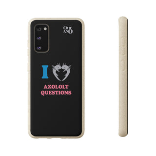 I Love Axolotl Questions phone case - ouraxo
