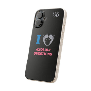 I Love Axolotl Questions phone case - ouraxo