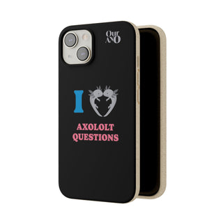 I Love Axolotl Questions phone case - ouraxo