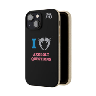 I Love Axolotl Questions phone case - ouraxo