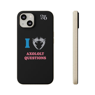 I Love Axolotl Questions phone case - ouraxo