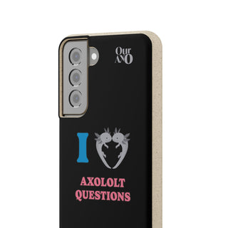 I Love Axolotl Questions phone case - ouraxo