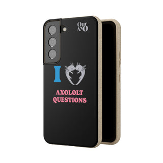 I Love Axolotl Questions phone case - ouraxo