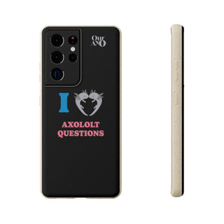 I Love Axolotl Questions phone case - ouraxo