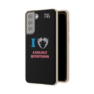 I Love Axolotl Questions phone case - ouraxo