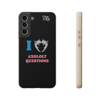I Love Axolotl Questions phone case - ouraxo
