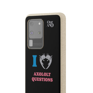 I Love Axolotl Questions phone case - ouraxo