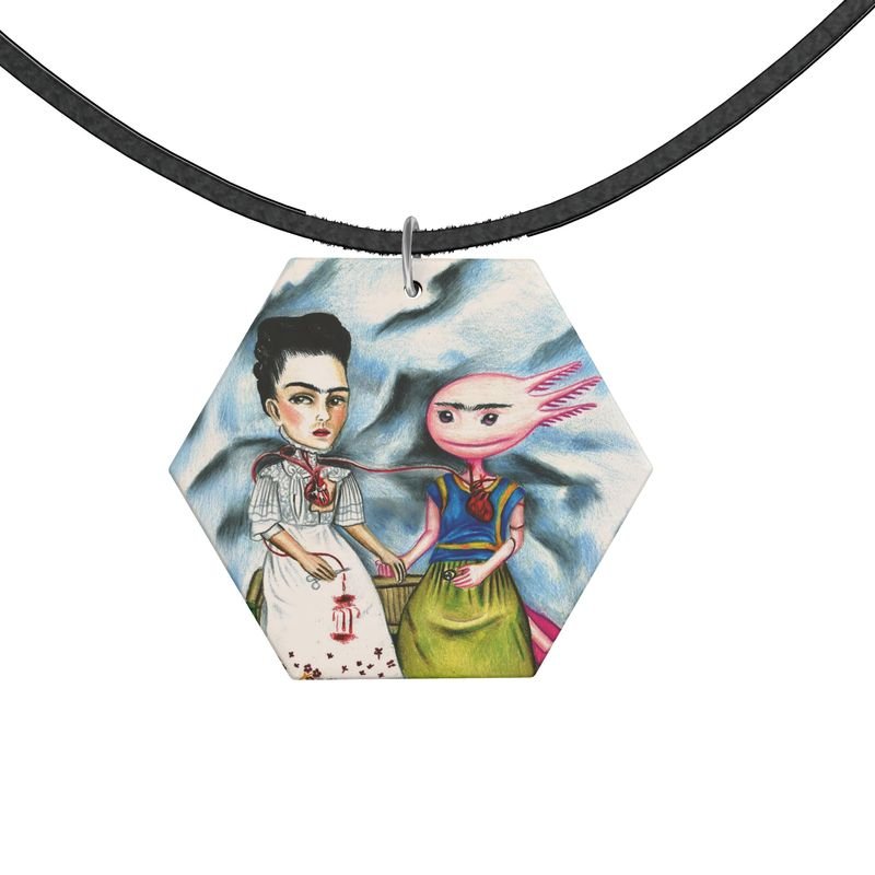 ourAXO Frida Kahlo inspired handmade sustainably sourced necklace