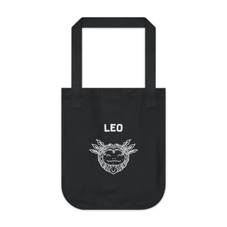 "LEO SIGN" TOTE BAG FROM ZODIAC COLLECTION - 100% CERTIFIED ORGANIC COTTON CANVAS - ouraxo