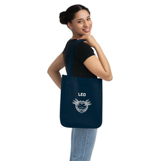 "LEO SIGN" TOTE BAG FROM ZODIAC COLLECTION - 100% CERTIFIED ORGANIC COTTON CANVAS - ouraxo