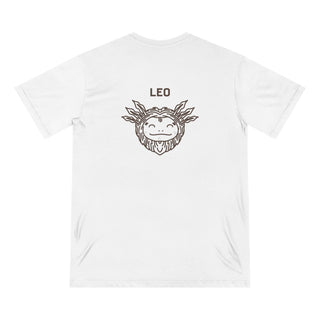 Leo Zodiac T Shirt | Organic Cotton | Sustainable Axolotl Apparel - ouraxo