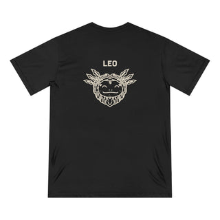 Leo Zodiac T Shirt | Organic Cotton | Sustainable Axolotl Apparel - ouraxo