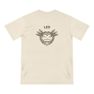 Leo Zodiac T Shirt | Organic Cotton | Sustainable Axolotl Apparel - ouraxo