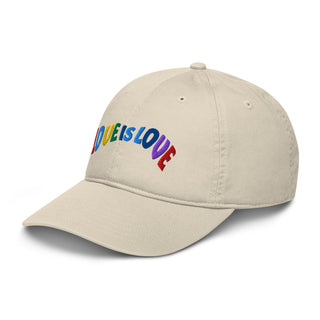 "LOVE IS LOVE" HAT 100% ORGANIC COTTON - ouraxo