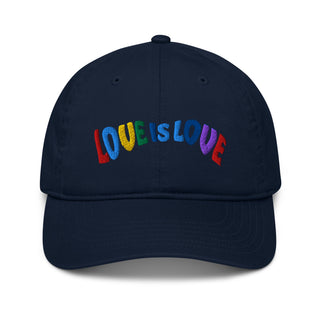 "LOVE IS LOVE" HAT 100% ORGANIC COTTON - ouraxo