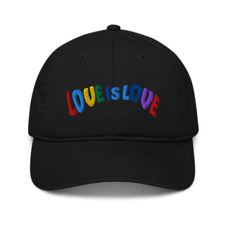 "LOVE IS LOVE" HAT 100% ORGANIC COTTON - ouraxo