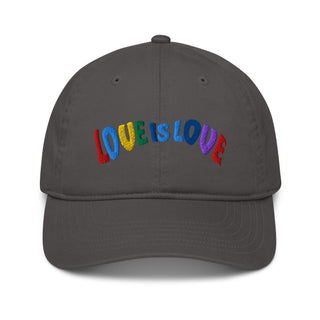 "LOVE IS LOVE" HAT 100% ORGANIC COTTON - ouraxo