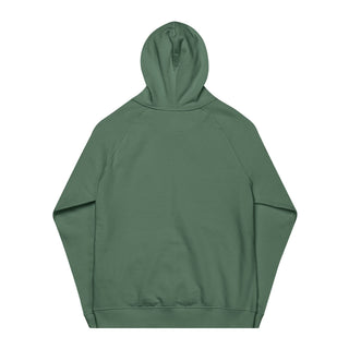 LOVE U Unisex Eco Raglan Hoodie (Embroidery) - ouraxo