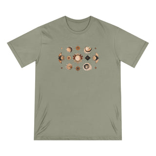 Organic T-shirt Axolotlastrology Fantasy Constellation Sun Positions - ouraxo