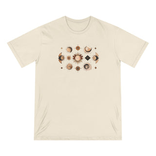 Organic T-shirt Axolotlastrology Fantasy Constellation Sun Positions - ouraxo