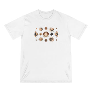 Organic T-shirt Axolotlastrology Fantasy Constellation Sun Positions - ouraxo