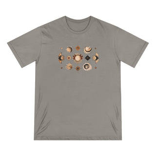 Organic T-shirt Axolotlastrology Fantasy Constellation Sun Positions - ouraxo