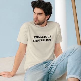 ourAXO 100% ORGANIC COTTON T - SHIRT - CAUSES COLLECTION "CONSCIOUS CAPITALISM" - ouraxo