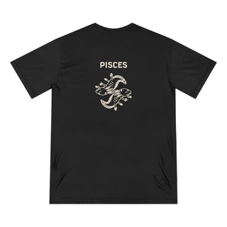 Pisces Zodiac T Shirt | Organic Cotton | Sustainable Axolotl Apparel - ouraxo
