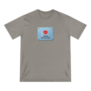 "PRESS KISS ' T - SHIRT - 100% ORGANIC COTTON - ouraxo