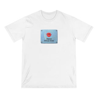 "PRESS KISS ' T - SHIRT - 100% ORGANIC COTTON - ouraxo
