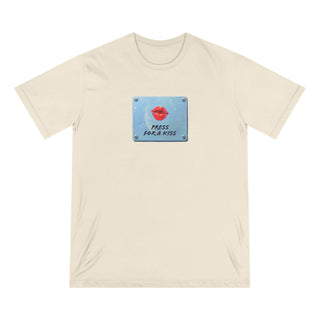 "PRESS KISS ' T - SHIRT - 100% ORGANIC COTTON - ouraxo