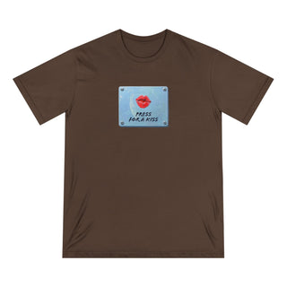 "PRESS KISS ' T - SHIRT - 100% ORGANIC COTTON - ouraxo