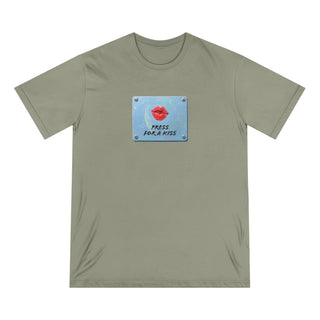 "PRESS KISS ' T - SHIRT - 100% ORGANIC COTTON - ouraxo