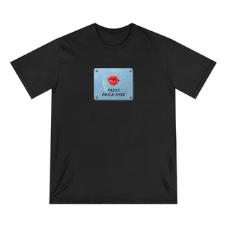 "PRESS KISS ' T - SHIRT - 100% ORGANIC COTTON - ouraxo
