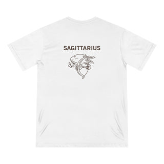 Sagittarius Zodiac T Shirt | Organic Cotton | Sustainable Axolotl Apparel - ouraxo