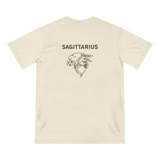 Sagittarius Zodiac T Shirt | Organic Cotton | Sustainable Axolotl Apparel - ouraxo