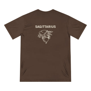 Sagittarius Zodiac T Shirt | Organic Cotton | Sustainable Axolotl Apparel - ouraxo