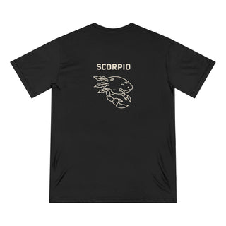 Scorpio Zodiac T Shirt | Organic Cotton | Sustainable Axolotl Apparel - ouraxo
