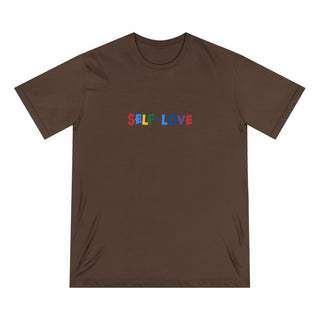 "SELF - LOVE" MULTI - COLOR ORGANIC COTTON T SHIRT - ouraxo