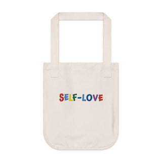 "SELF - LOVE" TOTE BAG - ORGANIC COTTON CANVAS - ouraxo