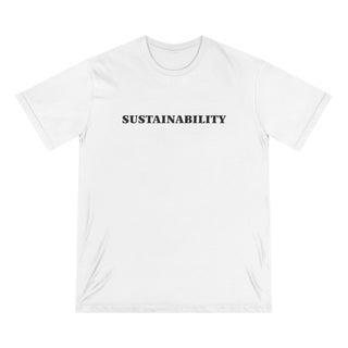 "SUSTAINABILITY" T - SHIRT: 100% CERTIFIED ORGANIC COTTON - ouraxo
