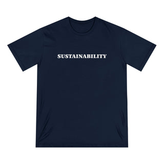 "SUSTAINABILITY" T - SHIRT: 100% CERTIFIED ORGANIC COTTON - ouraxo