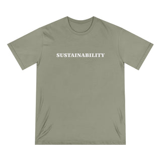 "SUSTAINABILITY" T - SHIRT: 100% CERTIFIED ORGANIC COTTON - ouraxo