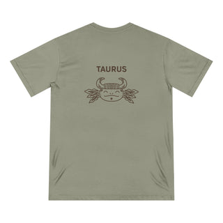 Taurus Zodiac T Shirt | Organic Cotton | Sustainable Axolotl Apparel - ouraxo