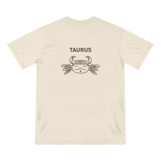 Taurus Zodiac T Shirt | Organic Cotton | Sustainable Axolotl Apparel - ouraxo