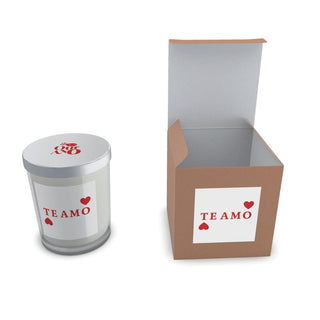 Te Amo Candle White - ouraxo